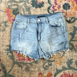 Aeropostale Distressed Blue Jean Shorts